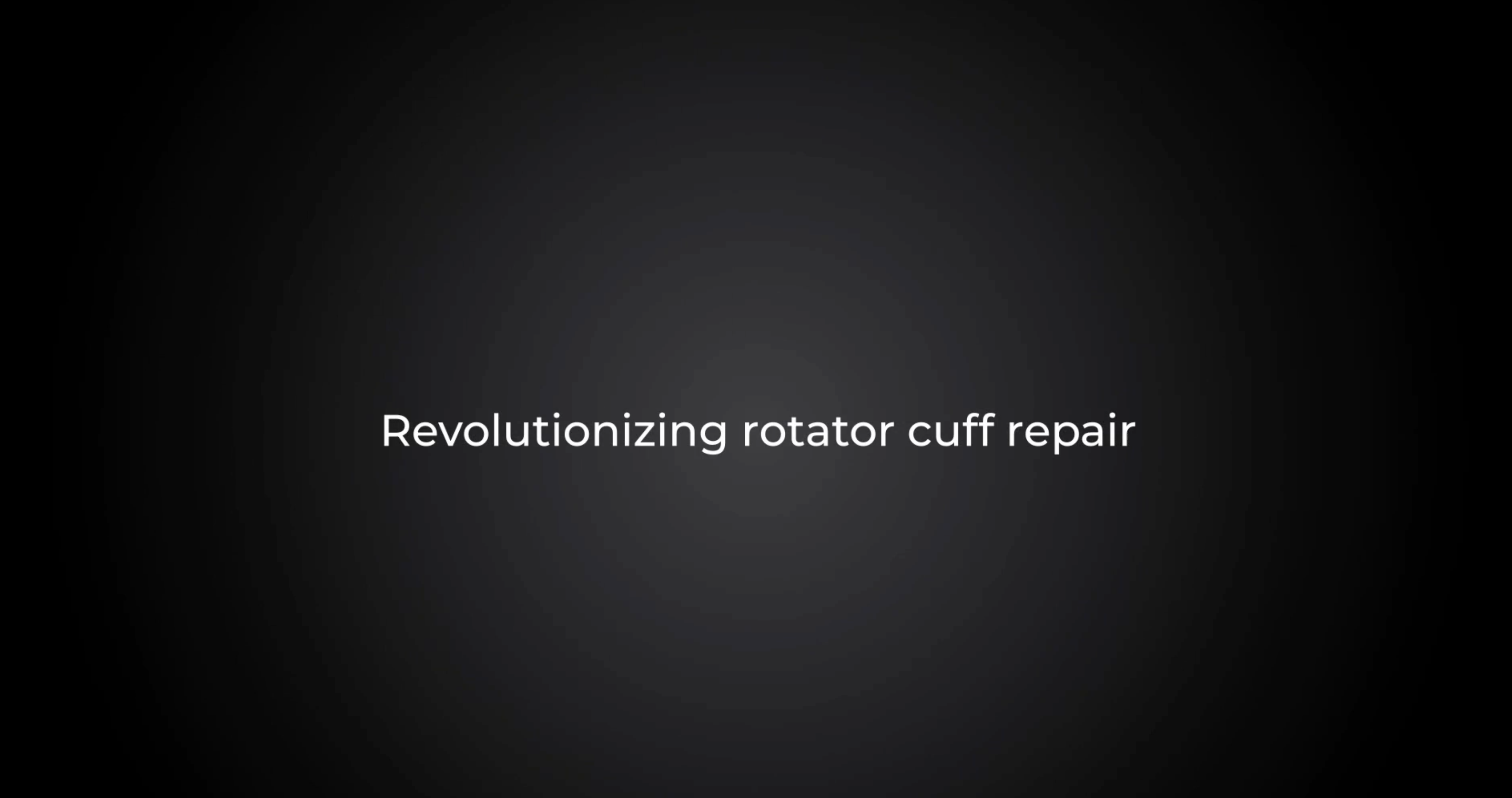 Revolutionizing Rotator Cuff Repair